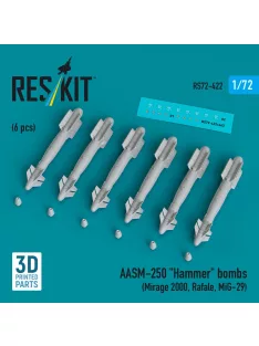   Reskit - AASM-250 Hammer (6 pcs) (Mirage 2000 Rafale MiG-29) (3D Printed)