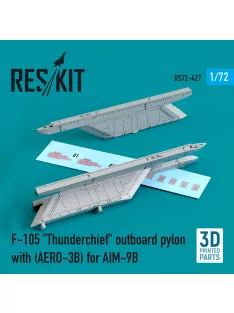   Reskit - F-105 Thunderchief outboard pylon (AERO-3B) for AIM-9B (3D Printed)