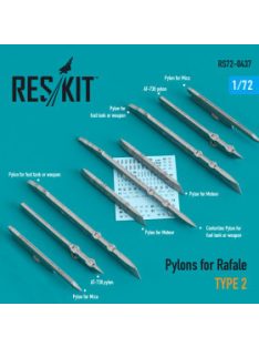 Reskit - Pylons for Rafale type 2 (1/72)