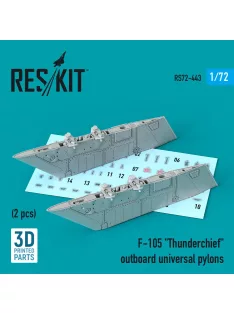   Reskit - F-105 Thunderchief outboard universal pylons (2 pcs) (3D Printed)