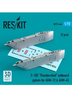   Reskit - F-105 Thunderchief outboard AGM-12 & AGM-45 pylons (2 pcs) (3D Printed)