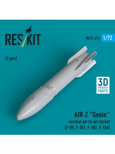   Reskit - AIR-2 Genie nuclear air-to-air rocket (1 pcs) (F-89 F-101 F-102 F-106) (3D Printed)