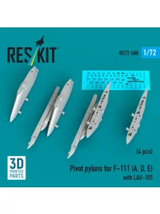 Reskit - Pivot pylons for F-111 (A,D,E) with LAU-105 (4 pcs)