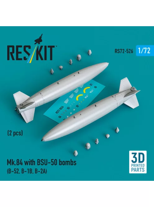 Reskit - Mk.84 with BSU-50 bombs (2 pcs) (B-52, B-1B, B-2A) (3D Printed)