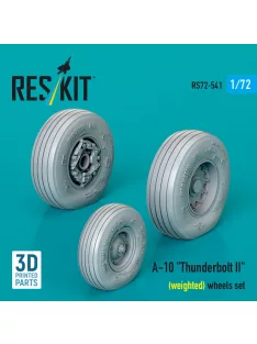   Reskit - A-10 Thunderbolt II (weighted) wheels set (3D Printed)