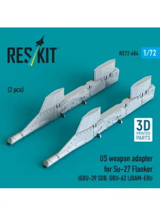   Reskit - US weapon adapter for Su-27 Flanker (2 pcs) (GBU-39 SDB GBU-62 (JDAM-ER)) (3D Printed)