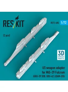   Reskit - US weapon adapter for MiG-29 Fulcrum (2 pcs) (GBU-39 SDB GBU-62 (JDAM-ER)) (3D Printed)