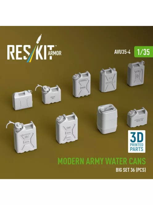 Reskit - Modern army water cans big set (3D Printed)