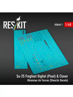   Reskit - Su-25 Frogfoot Digital (Pixel) & Clover Ukrainian Air Forces (Stencils Decals)( )