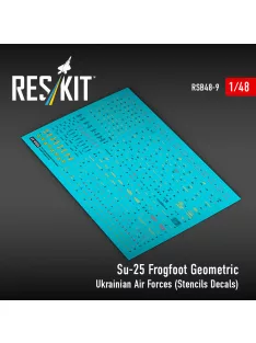   Reskit - Su-25 Frogfoot Geometric Ukrainian Air Forces (Stencils Decals)( )