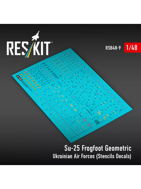 Reskit - Su-25 Frogfoot Geometric Ukrainian Air Forces (Stencils Decals)( )