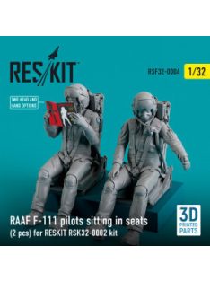   Reskit - RAAF F-111 pilots sitting in seats (2 pcs) for RESKIT RSK32-0002 kit (3D Printed) (1/32)