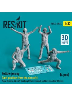   Reskit - Yellow jersey (Left position from the aircraft) Plane Director, Aircraft Handling Officer, Catapult 