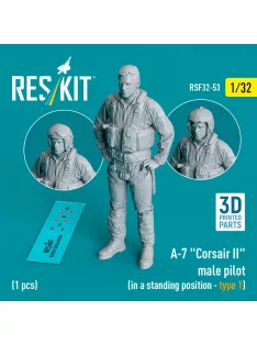   Reskit - A-7 Corsair II male pilot (in a standing position - type 1) (1 pcs) (3D Printed)