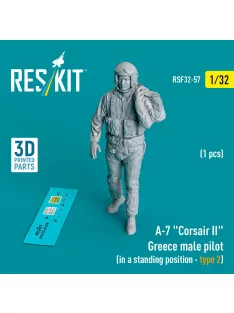   Reskit - A-7 Corsair II Greece male pilot (in a standing position - type 2) (1 pcs) (3D Printed)
