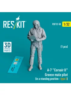   Reskit - A-7 Corsair II Greece male pilot (in a standing position - type 3) (1 pcs) (3D Printed)