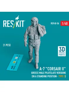   Reskit - A-7 Corsair II Greece male pilot (in a standing position - type 2) (1 pcs) (3D Printed)