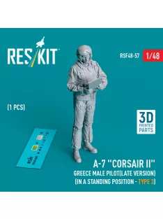   Reskit - A-7 Corsair II Greece male pilot (in a standing position - type 3) (1 pcs) (3D Printed)