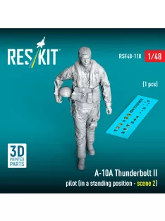   Reskit - A-10A Thunderbolt II pilot (in a standing position - scene 2) (1 pcs) (3D Printed)