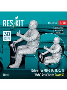   Reskit - Driver for MD-3 (A, B, C, T) Mule Deck Tractor (scene 2) (1 pcs) (3D Printed)