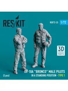   Reskit - OV-10A Bronco male pilots (in a standing position - type 1) (2 pcs) (3D Printed)