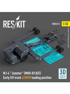   Reskit - MJ-4 Jammer (MHU-83 B/E) Early lift truck LOWER loading position (3D Printed model kit)