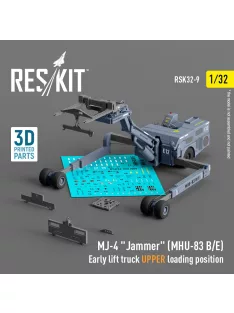   Reskit - MJ-4 Jammer (MHU-83 B/E) Early lift truck UPPER loading position (3D Printed model kit)