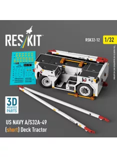   Reskit - US NAVY A/S32A-49 (short) Deck Tractor (3D Printed model kit)