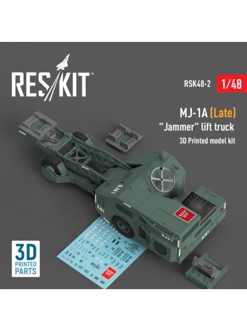 Reskit - MJ-1A (Late) "Jammer" lift truck  (3D Printed model kit) (1/48)