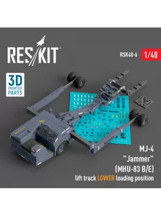   Reskit - MJ-4 Jammer (MHU-83 B/E) Early lift truck LOWER loading position (3D Printed model kit)