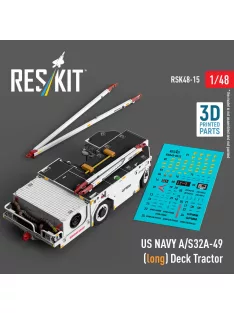   Reskit - US NAVY A/S32A-49 (long) Deck Tractor (3D Printed model kit)