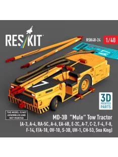   Reskit - MD-3B Mule Tow Tractor (A-3 A-4 RA-5C A-6 EA-6B E-2C A-7 C-2 F-4 F-8 F-14 F/A-18 OV-10 S-3B UH-1 CH-53 Sea King) (3D Printed model kit)