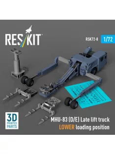   Reskit - MHU-83 (D/E) Late lift truck LOWER loading position (3D Printed model kit)