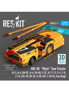  Reskit - MD-3B Mule Tow Tractor (A-3 A-4 RA-5C A-6 EA-6B E-2C A-7 C-2 F-4 F-8 F-14 F/A-18 OV-10 S-3B UH-1 CH-53 Sea King) (3D Printed model kit)