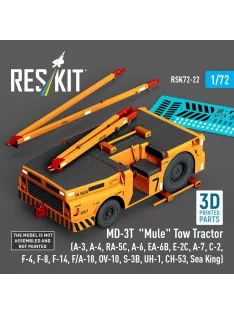   Reskit - MD-3T Mule Tow Tractor (A-3 A-4 RA-5C A-6 EA-6B E-2C A-7 C-2 F-4 F-8 F-14 F/A-18 OV-10 S-3B UH-1 CH-53 Sea King) (3D Printed model kit)