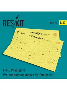   Reskit - F-4E Phantom II Pre-cut painting masks for Tamiya kit