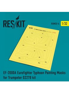   Reskit - EF-2000A Eurofighter Typhoon Pre-cut painting masks for Trumpeter 02278 kit (1/32)