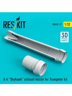   Reskit - A-4 Skyhawk exhaust nozzle for Trumpeter kit (3D Printed)