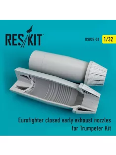   Reskit - Eurofighter closed (early type) exhaust nozzles  for  Trumpeter kit (1/32)