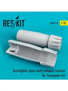   Reskit - Eurofighter open (early type) exhaust nozzles for Trumpeter kit (1/32)