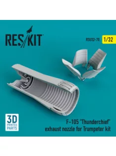   Reskit - F-105 "Thunderchief" exhaust nozzle for Trumpeter kit (1/32)