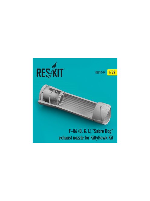 Reskit - F-86 (D, K, L) "Sabre Dog" exhaust nozzle for KittyHawk kit (1/32)