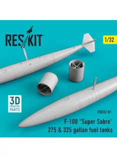 Reskit - F-100 Super Sabre 275 & 335 gallon fuel tanks