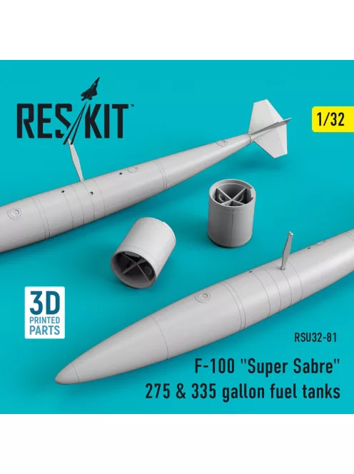 Reskit - F-100 Super Sabre 275 & 335 gallon fuel tanks