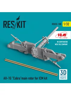 Reskit - AH-1G Cobramain rotor for ICM kit (3D Printed)