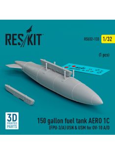   Reskit - 150 gallon fuel tank AERO 1C (FPU-3/A) USN & USM for OV-10 A/D (1 pcs)  (3D Printed) (1/32)