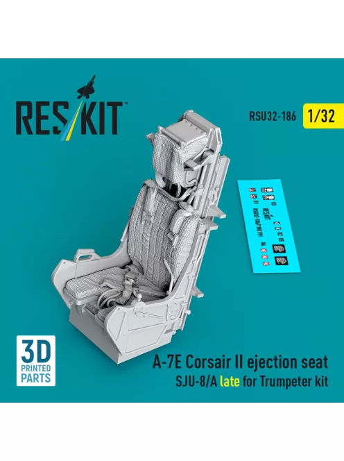Reskit - A-7E Corsair II ejection seat SJU-8/A late for Trumpeter kit (3D Printed)