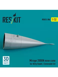   Reskit - Mirage 2000N nose cone for Kitty Hawk / Zimimodel kit (3D Printed)