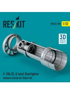   Reskit - F-104 (S G late) Starfighter exhaust nozzle for Italeri kit (3D Printed)