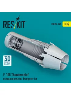   Reskit - F-105 Thunderchief exhaust nozzle for Trumpeter kit (3D Printed)